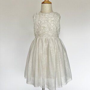 Cat & Jack White Sparkle Tulle Dress 4T